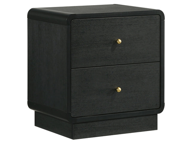 Cavelle Black Nightstand - Ornate Home