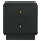 Cavelle Black Nightstand - Ornate Home