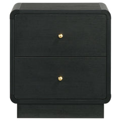 Cavelle Black Nightstand - Ornate Home