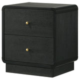Cavelle Black Nightstand - Ornate Home