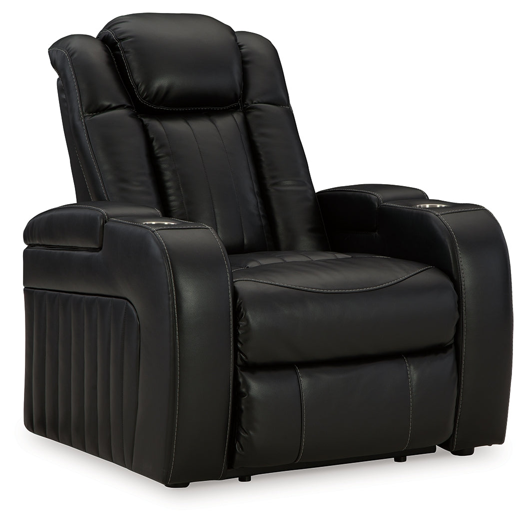 Caveman Den Midnight Power Recliner - Ornate Home