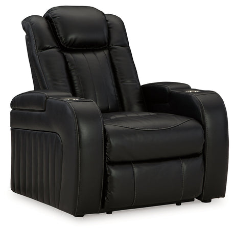 Caveman Den Midnight Power Recliner - Ornate Home