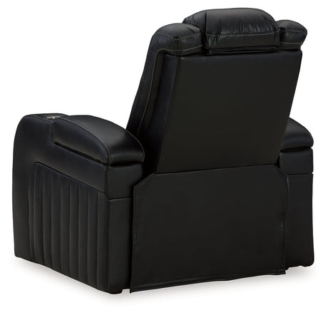 Caveman Den Midnight Power Recliner - Ornate Home