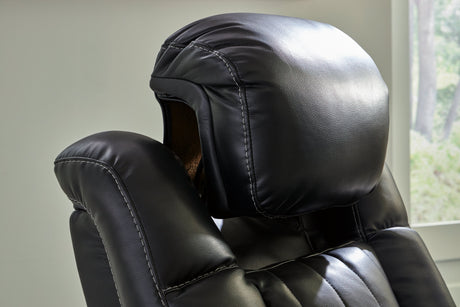 Caveman Den Midnight Power Recliner - Ornate Home