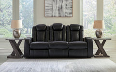 Caveman Den Midnight Power Reclining Sofa - Ornate Home