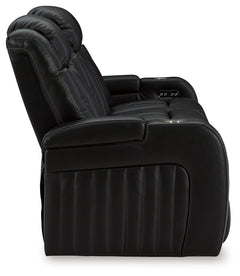 Caveman Den Midnight Power Reclining Sofa - Ornate Home