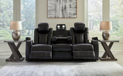 Caveman Den Midnight Power Reclining Sofa - Ornate Home