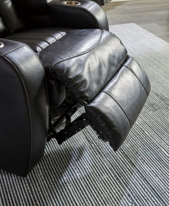 Caveman Den Midnight Power Reclining Sofa - Ornate Home