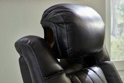 Caveman Den Midnight Power Reclining Sofa and Loveseat - Ornate Home