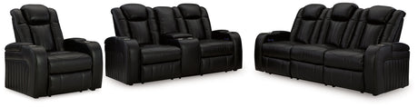 Caveman Den Power Reclining Sofa, Loveseat and Recliner - Ornate Home