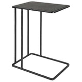 Cavern Black Stone & Iron Accent Table - Ornate Home