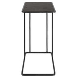 Cavern Black Stone & Iron Accent Table - Ornate Home