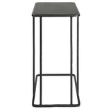 Cavern Black Stone & Iron Accent Table - Ornate Home