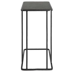 Cavern Black Stone & Iron Accent Table - Ornate Home