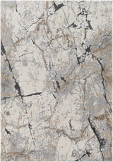 Cavetown Gray Marble Thick Rug - Ornate Home