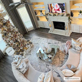 Cavetown Gray Marble Thick Rug - Ornate Home