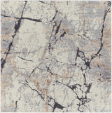 Cavetown Gray Marble Thick Rug - Ornate Home
