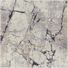Cavetown Gray Marble Thick Rug - Ornate Home