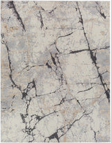 Cavetown Gray Marble Thick Rug - Ornate Home