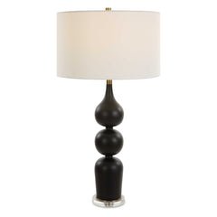 Caviar Black Table Lamp - Ornate Home