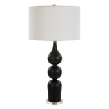Caviar Black Table Lamp - Ornate Home