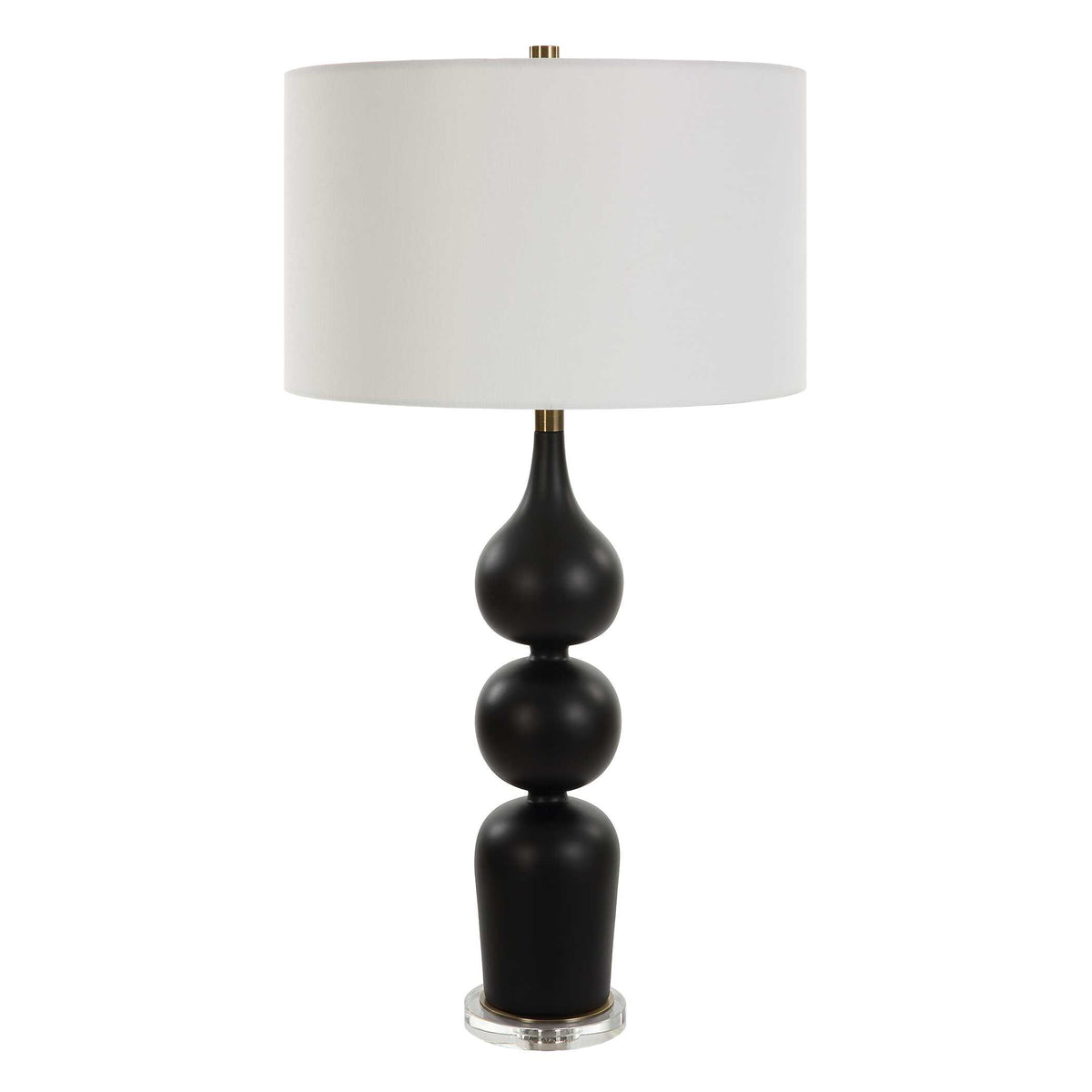 Caviar Black Table Lamp - Ornate Home
