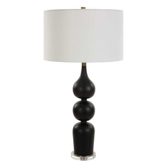Caviar Black Table Lamp - Ornate Home