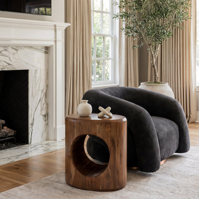 Cavo Brown Side Table - Ornate Home