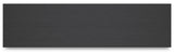 Cayberry Black 60" TV Stand with Electric Fireplace - Ornate Home