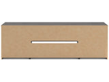 Cayboni Black 71" TV Stand with Electric Fireplace (Online Special Price) - Ornate Home