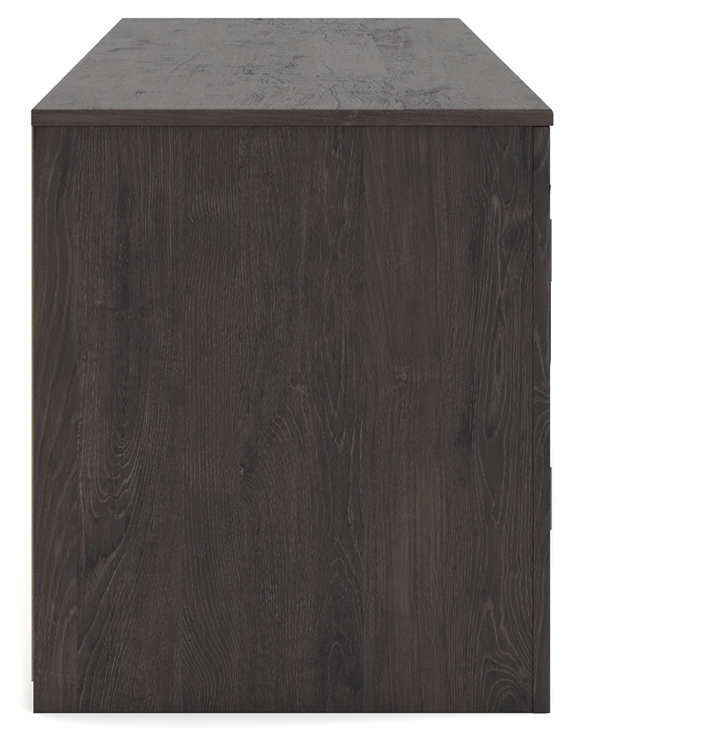 Cayboni Black 71" TV Stand with Electric Fireplace (Online Special Price) - Ornate Home