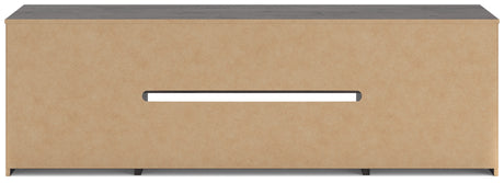 Cayboni Black LG TV Stand w/Fireplace Option - Ornate Home