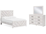 Cayboni Full Panel Bedroom Set with Dresser and Mirror - Ornate Home