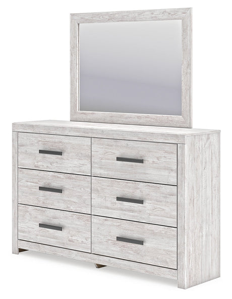 Cayboni Full Panel Bedroom Set with Dresser and Mirror - Ornate Home