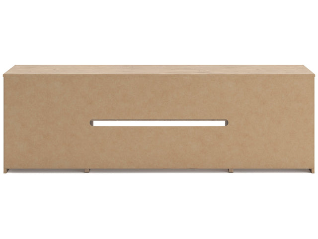 Cayboni Tan 71" TV Stand with Electric Fireplace - Ornate Home