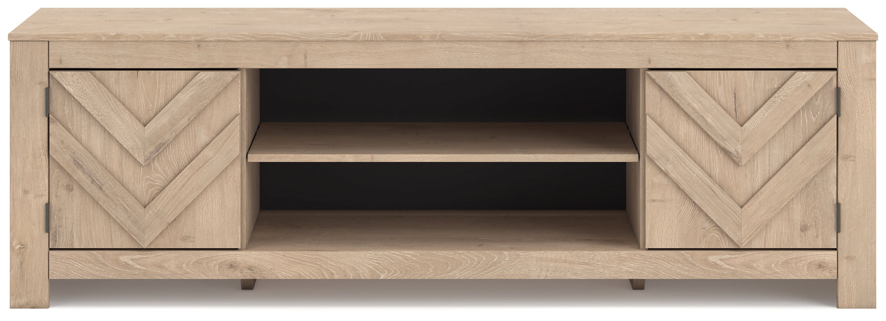 Cayboni Tan LG TV Stand w/Fireplace Option - Ornate Home