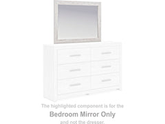 Cayboni Whitewash Bedroom Mirror - Ornate Home