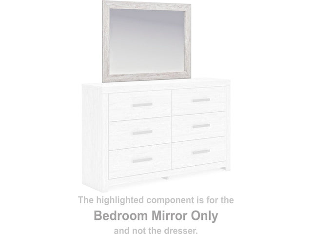 Cayboni Whitewash Bedroom Mirror - Ornate Home