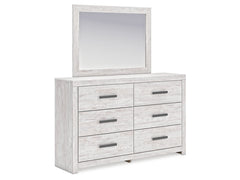 Cayboni Whitewash Bedroom Mirror - Ornate Home