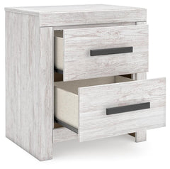 Cayboni Whitewash Dresser, Mirror and Nightstand - Ornate Home