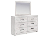 Cayboni Whitewash Dresser and Mirror (Online Special Price) - Ornate Home