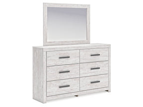 Cayboni Whitewash Dresser and Mirror (Online Special Price) - Ornate Home