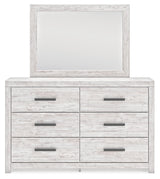 Cayboni Whitewash Dresser and Mirror - Ornate Home