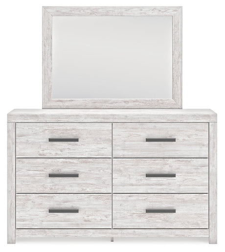 Cayboni Whitewash Dresser and Mirror - Ornate Home