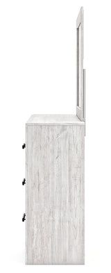 Cayboni Whitewash Dresser and Mirror - Ornate Home