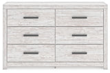 Cayboni Whitewash Full Panel Bed, Dresser and Nightstand (Online Special Price) - Ornate Home
