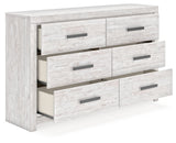 Cayboni Whitewash Full Panel Bed, Dresser and Nightstand (Online Special Price) - Ornate Home