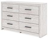 Cayboni Whitewash Full Panel Bed, Dresser and Nightstand (Online Special Price) - Ornate Home