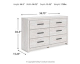Cayboni Whitewash Full Panel Bed, Dresser and Nightstand (Online Special Price) - Ornate Home