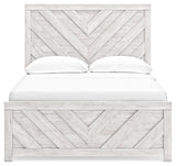Cayboni Whitewash Full Panel Bed, Dresser and Nightstand (Online Special Price) - Ornate Home